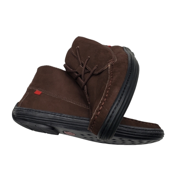 Marc Joseph | NIB West Houston Bootie Brown Nobuck Lace Up Leather Boots Boy 5.5 - Picture 9 of 15